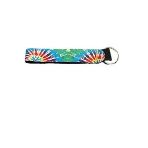 Women Key Fob Key Chain Fabric Wristlet Wrist Lanyard Strap